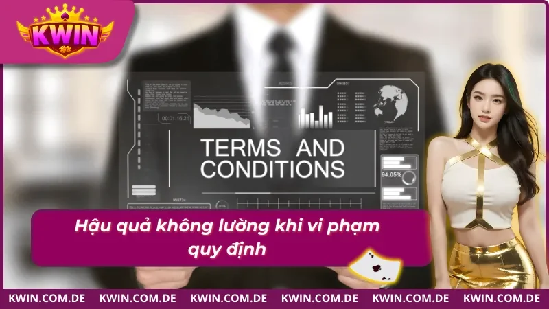 Những hậu quả mà người chơi nên tránh khi vi phạm điều khoản điều kiện 