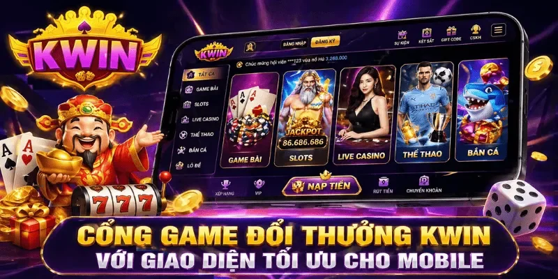 Giới thiệu KWIN với giao diện tối ưu cho mobile giúp thao tác nhanh và mượt