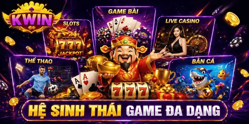 Một tài khoản truy cập toàn bộ hệ sinh thái hơn 300 trò chơi tại KWIN